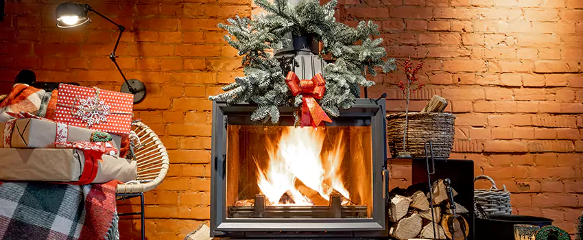 Travis Industries Linear Gas Fireplace Installation in San Jacinto, California