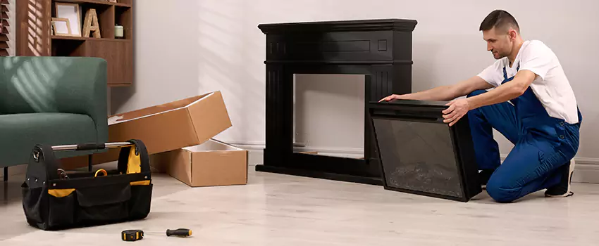 Old Rusted Metal Fireplace Repair And Replacement in San Jacinto, CA