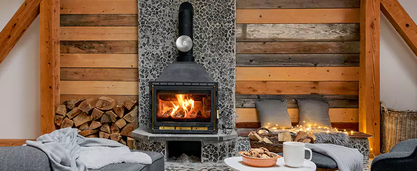 Thelin Hearth Products Direct Vent Gas Stove Fireplace Inspection in San Jacinto, California